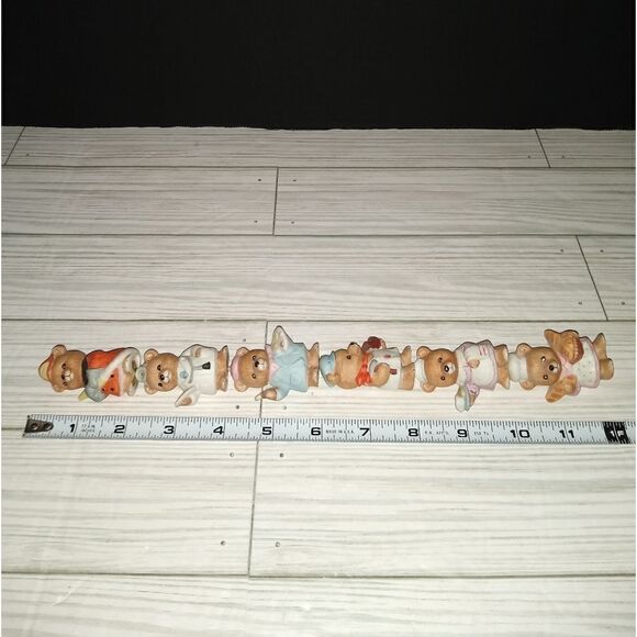 Homco Vintage 1980 Set Of 6 Collectible Career Professional Bear Figurines #8820 - Picture 9 of 10